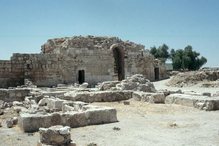 Die Ruine der Zitadelle auf dem Jebel al Qalaa
