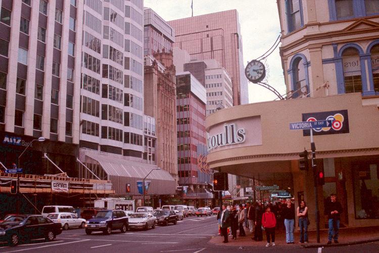 Die Straßen von Auckland